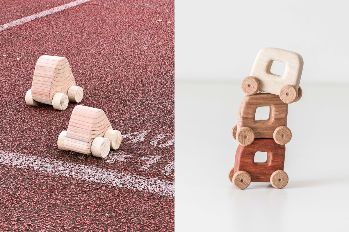 並推出經典國產車、大溪豆干車、現劈原木車3種體驗課程。（圖片提供：大溪工藝週）