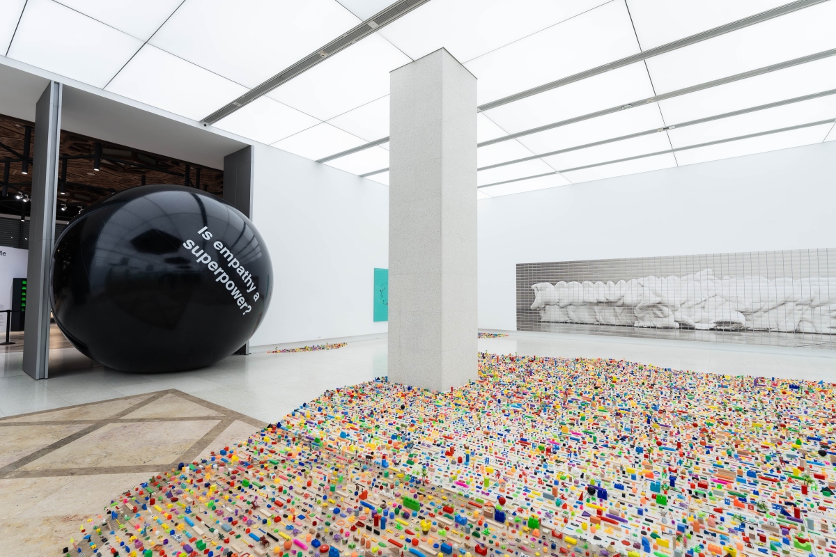 瑞安甘德 同理心是一種超能力嗎？（圖片提供：基隆美術館、攝影：KRIS  KANG）