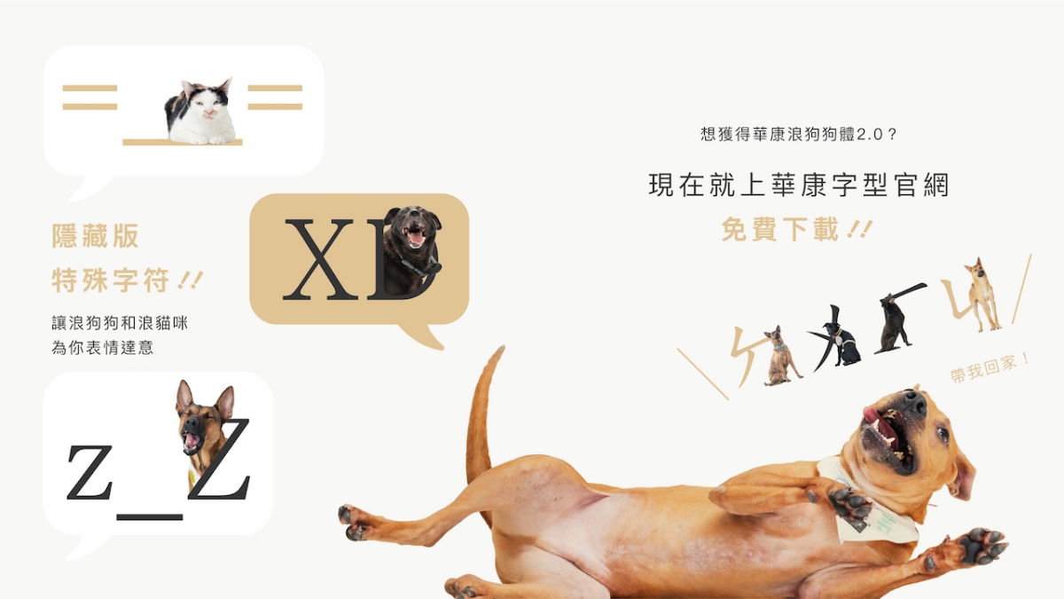 （圖片提供：華康字型）