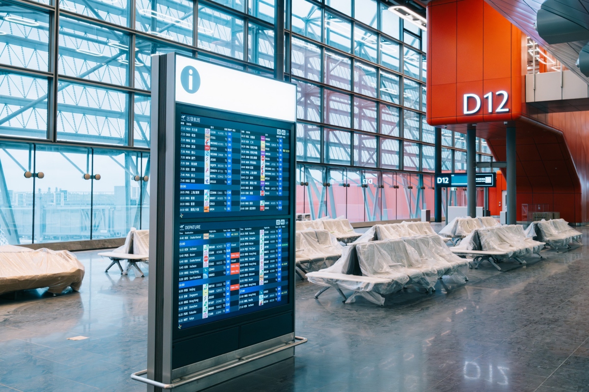 桃園機長第三航廈 北登機廊廳空間（圖片來源：交通部長 陳世凱FB）