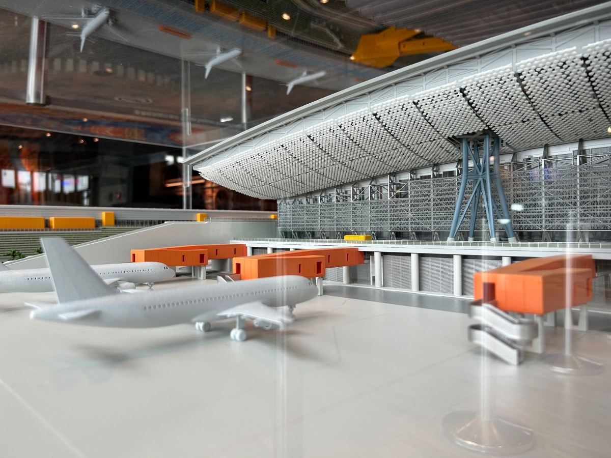 桃園機場第三航廈模型展（圖片來源：桃園機場）