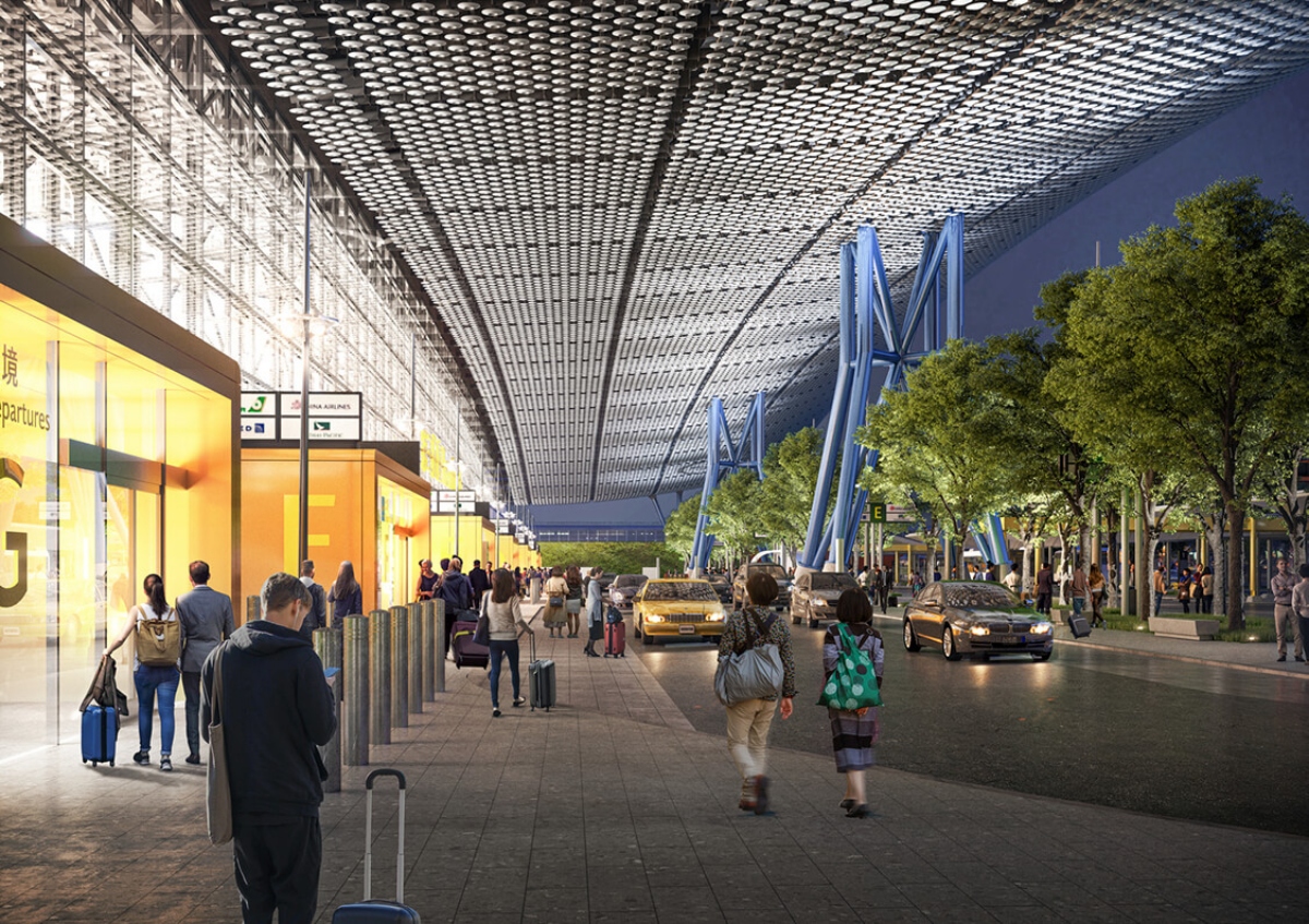 桃園機場第三航廈建築示意圖（圖片來源：RSHP建築設計事務所）
