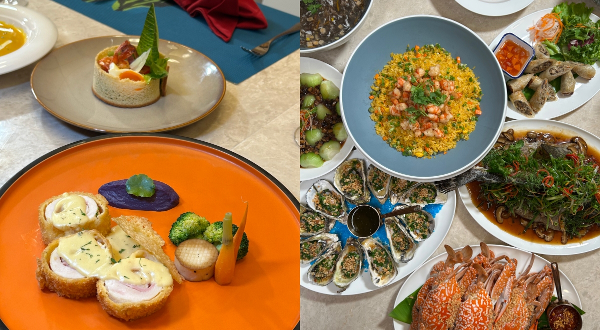 觀瀾島悅椿度假酒店的餐點運用在地食材。（攝影：張以潔）