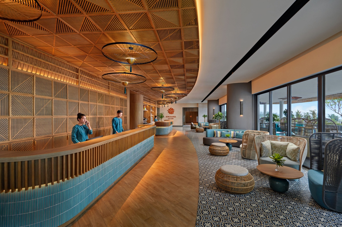 觀瀾島悅椿度假酒店大廳。（圖片提供：悅榕集團）