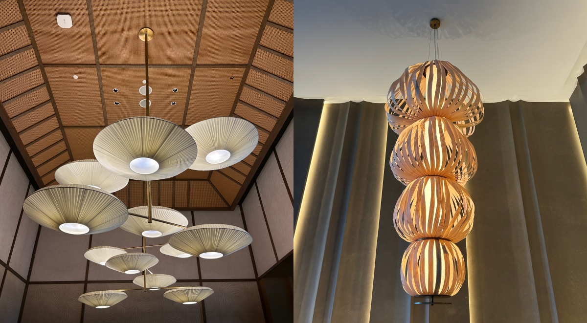 燈具設計融入漁業文化元素。（攝影：張以潔）