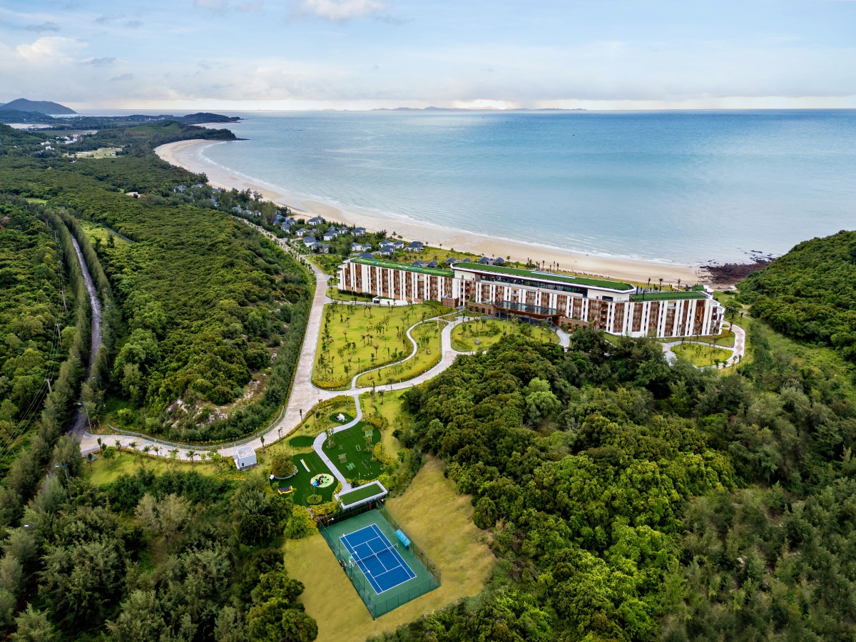 觀瀾島悅椿度假酒店占地70公頃，為島上第1間國際級酒店。（圖片提供：悅榕集團）