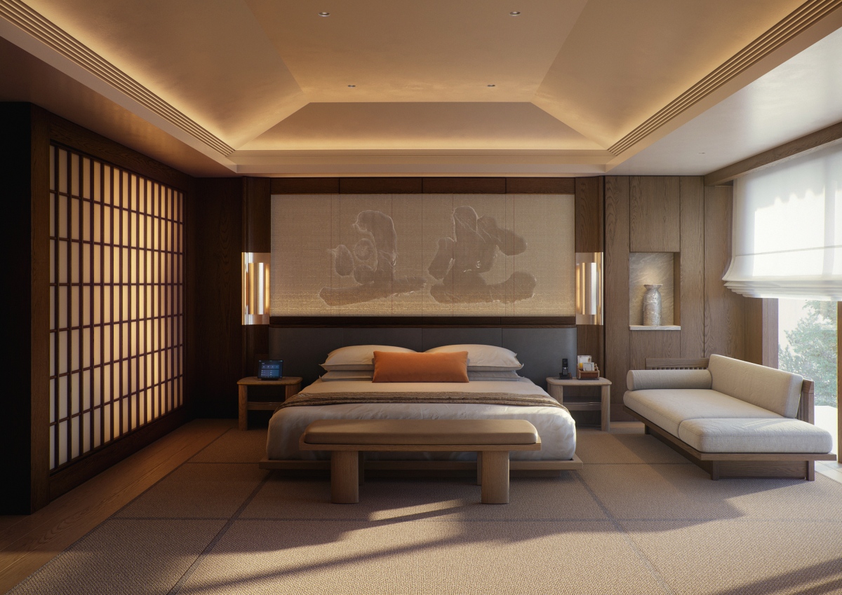 飯店共設有 89 間客房（含 29 間套房），並延續嘉佩樂一貫的待客之道與個人化體驗。（圖片來源：Capella Kyoto）