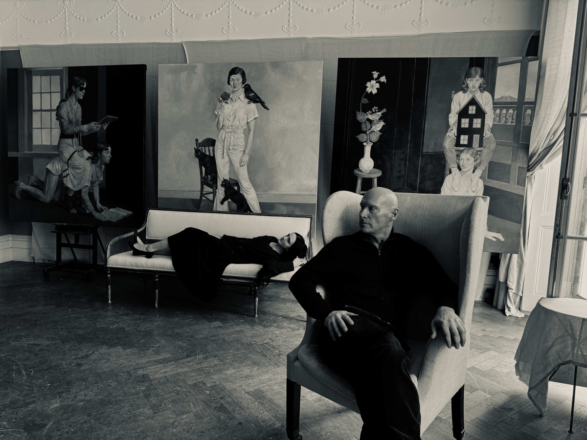 英國藝術家馮．沃爾夫於工作室（圖片提供：高美館、Photo by Nick Knight）