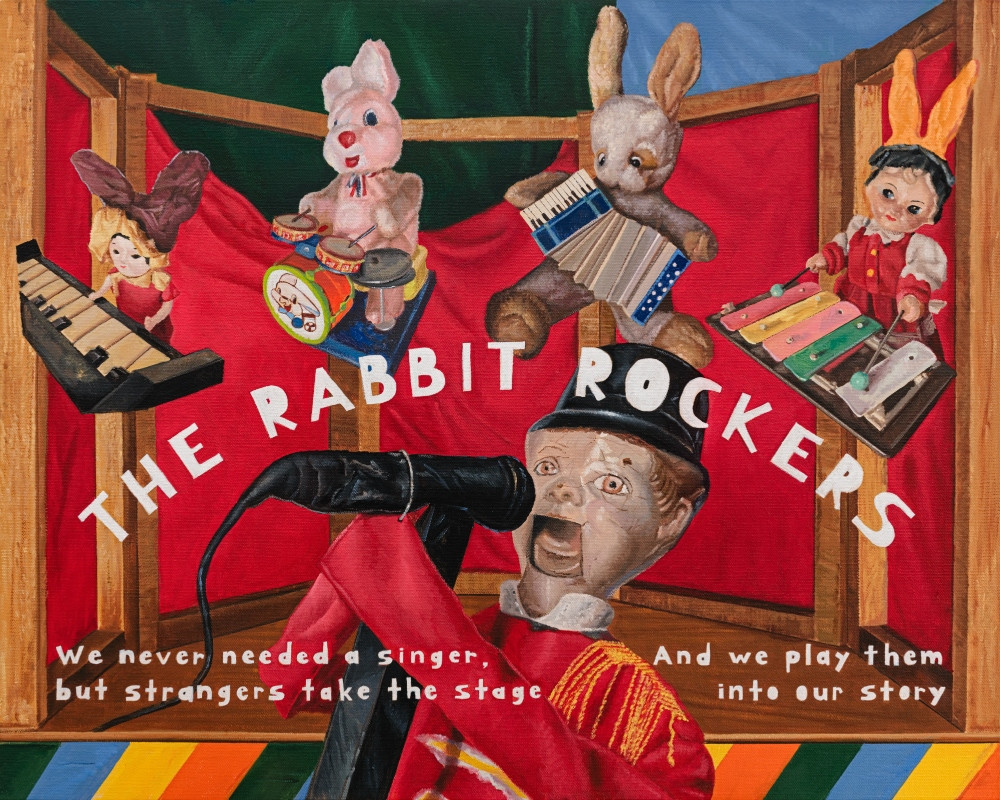 〈兔子搖滾樂團（The Rabbit Rockers）〉。（圖片提供：伊日生活）