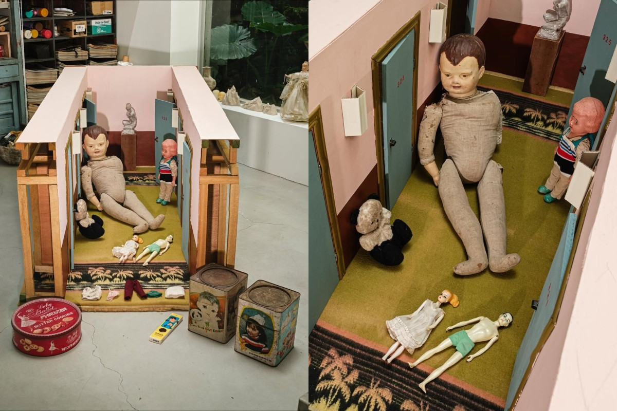 飯店走廊玩具組。（圖片來源：Instagram @shih_yungchun）