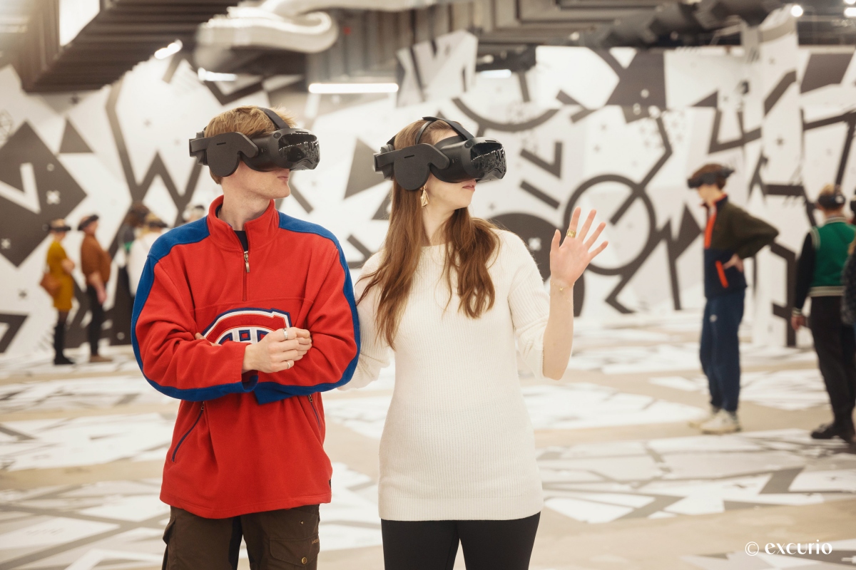 奇美博物館VR體驗《消失的法老》，只要戴上VR裝置就能穿越4500年、親臨古埃及世界。（圖片版權：excurio）