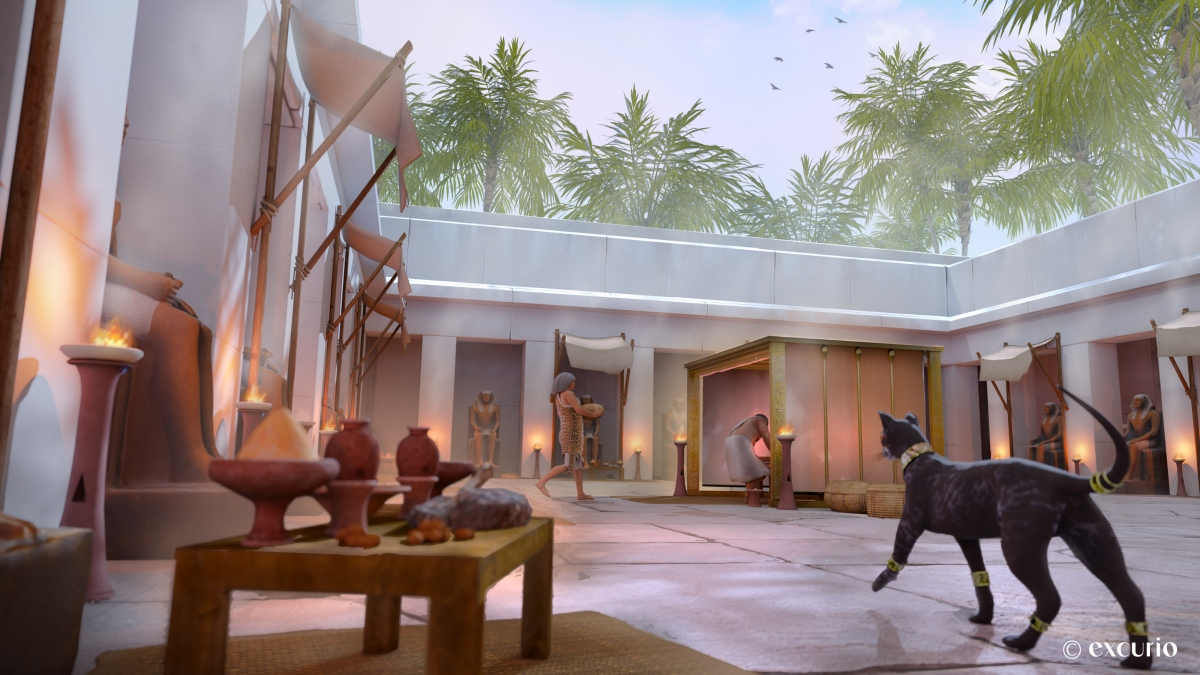 奇美博物館VR體驗《消失的法老》，帶人們親臨國王古夫的葬禮現場，見證古老的防腐儀式。（圖片版權：excurio）