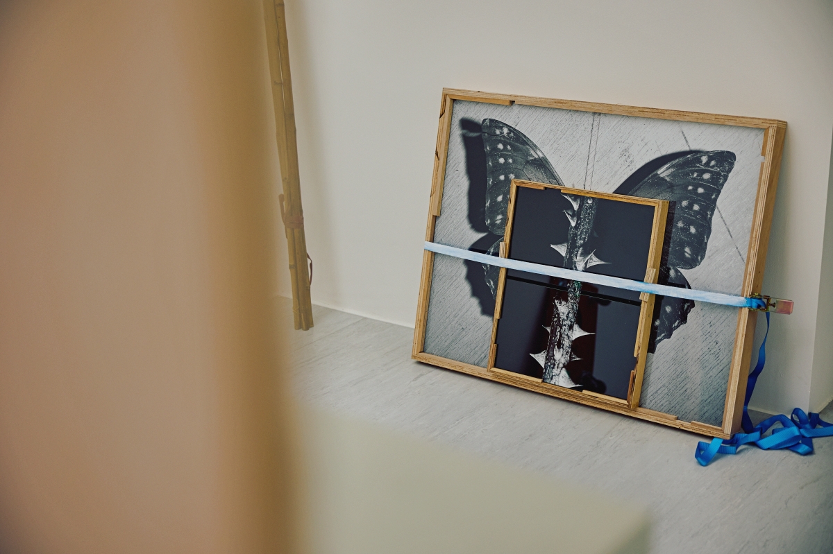 〈花都罷工了〉布置期間一隅。（攝影◎林科呈；攝影助理◎李易蓁）