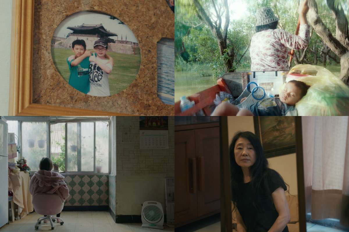 2025金馬獎最佳紀錄短片入圍者《哥哥死後去了哪裡》（左上）、《第九十三封信之後》（左下）、《孩子》（右上）、《她的碎片》（右下）。（圖片提供：金馬執委會）