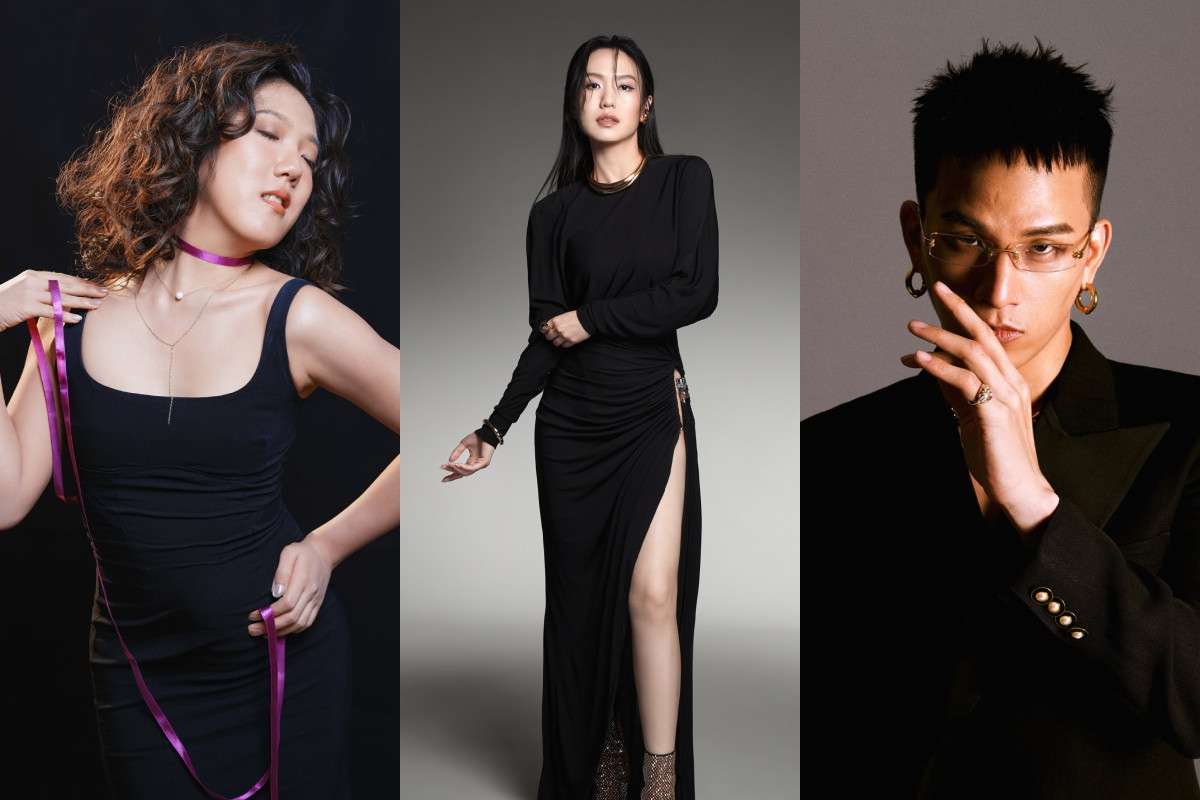 表演嘉賓李竺芯、孫盛希、黃奇斌。（圖片提供：金馬執委會）