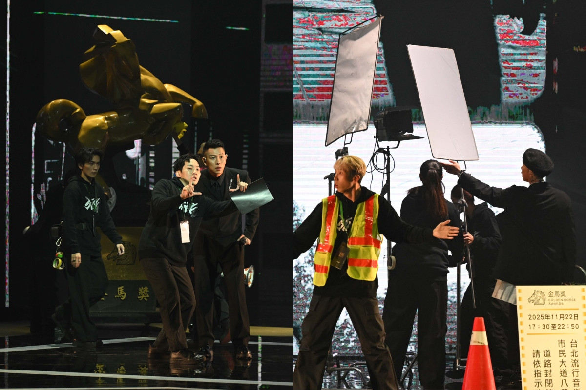 表演節目《前往（電影）的路上是最好的時光》以後設橋段揭祕典禮幕後。（圖片提供：金馬執委會）