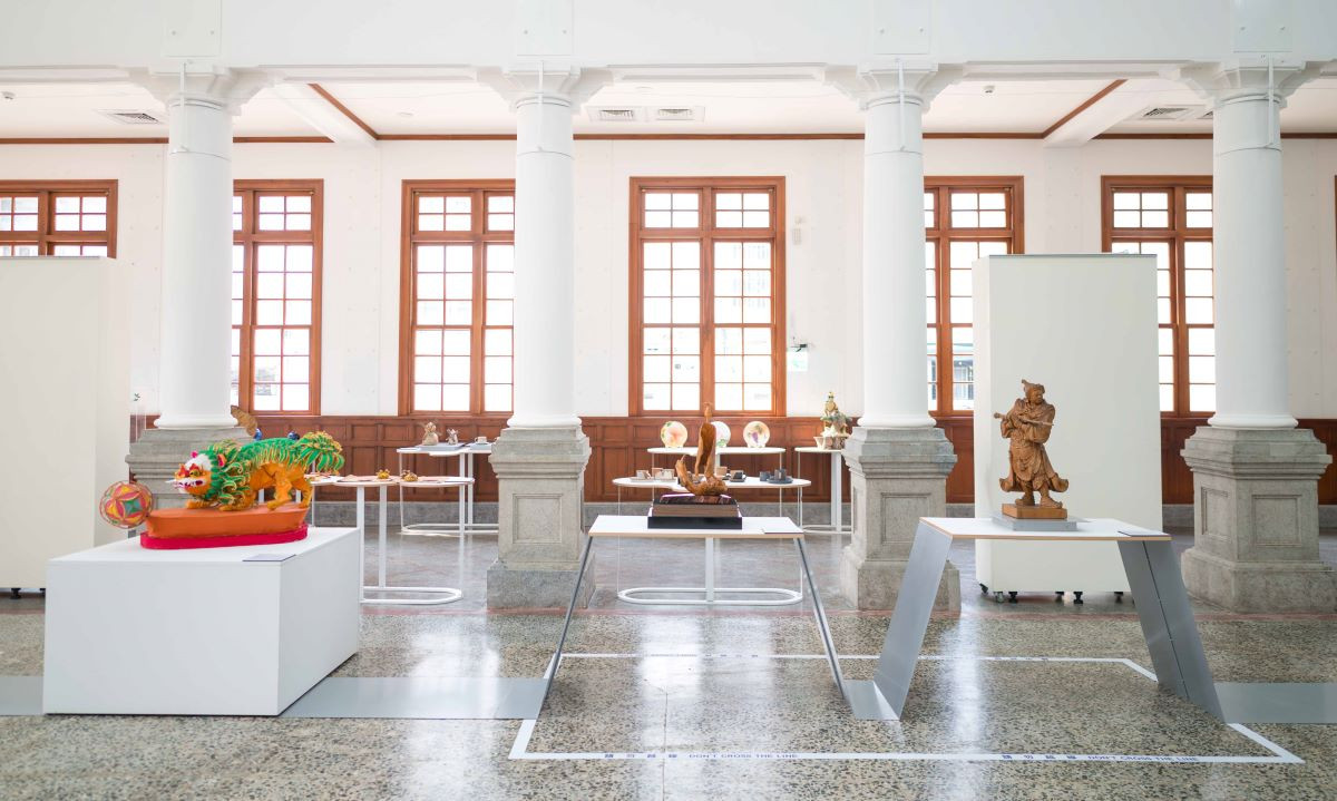 來到新竹的《工藝遶境》，以「風」作為展覽的主題。（圖片提供：國立臺灣工藝研究發展中心）