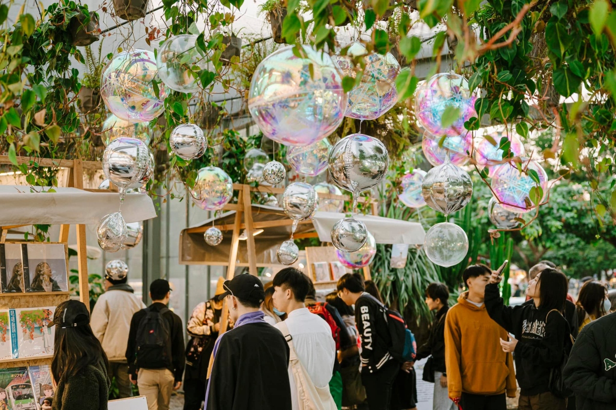 PARK2聖誕主題市集示意圖（圖片提供：勤美草悟 ）