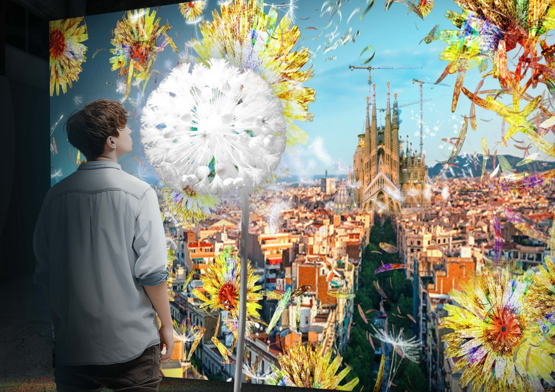 參與型藝術裝置《DANDELION》。（圖片來源：NAKED）