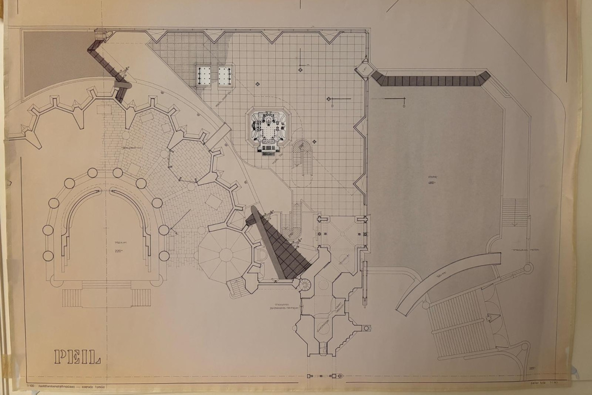 聖家堂原始設計圖。（圖片來源：NAKED）