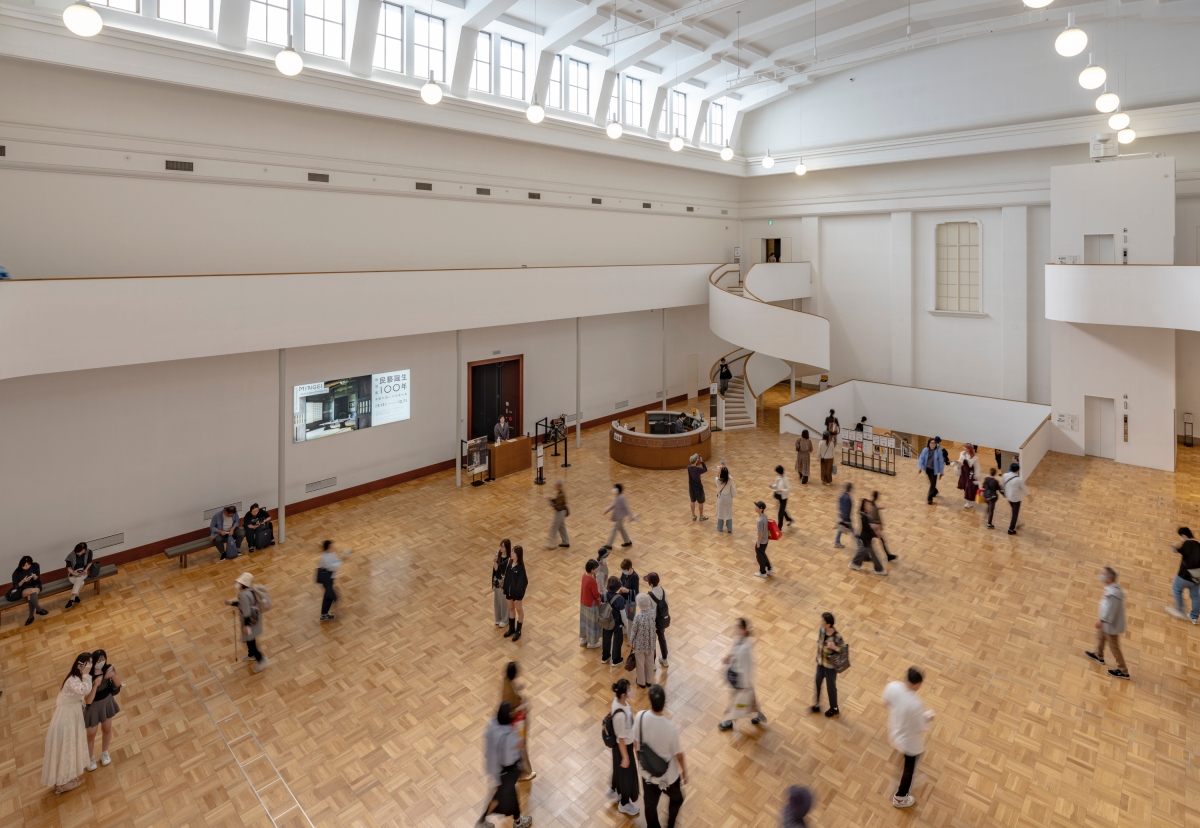 京都市京瓷美術館中央大廳。（攝影：Kenryou Gu）