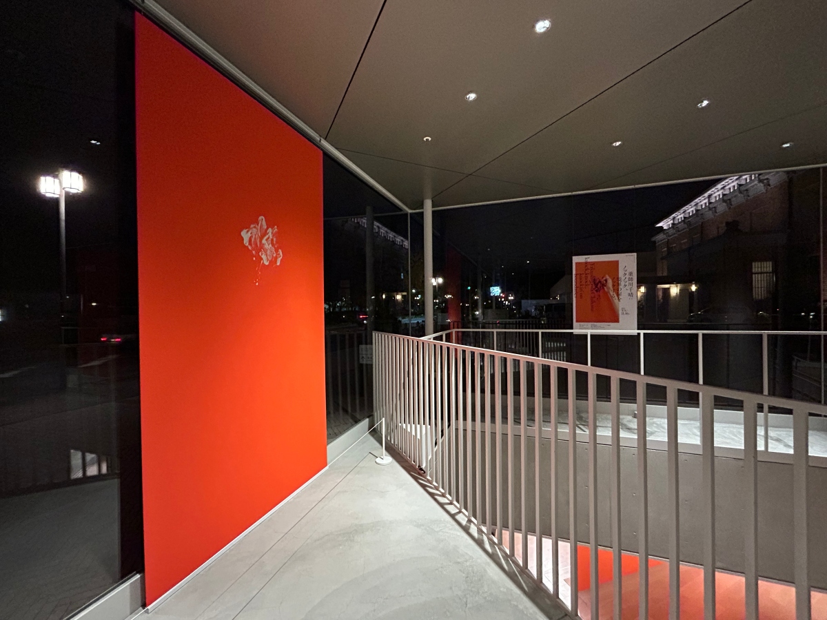 「大三角」展廳室內一景。（攝影：張以潔）