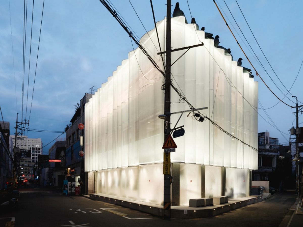 H&M聖水概念店建築外觀（圖片來源：H&M）