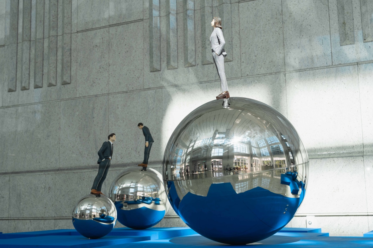 耿傑生作品「合群系列」（圖片提供：台北101）