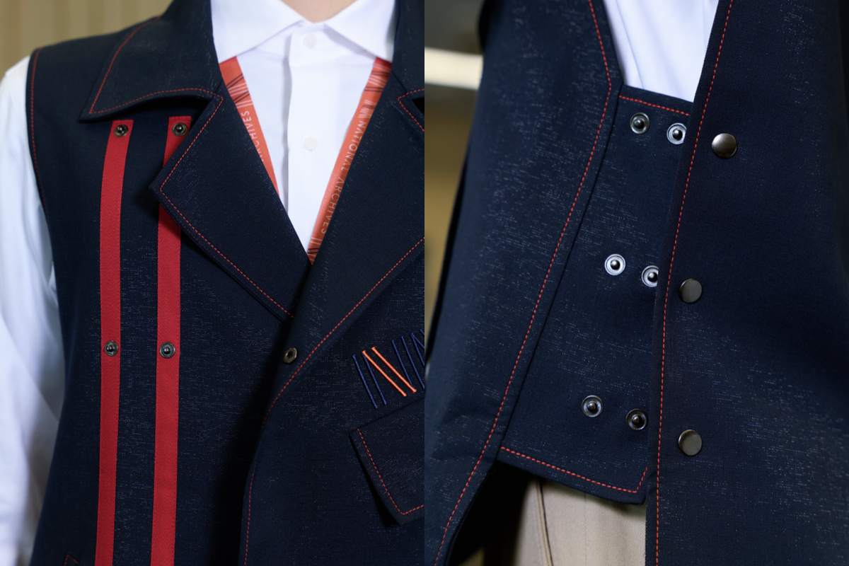 周裕穎設計「國家檔案館」制服！將紅土、卷宗意象融入服裝