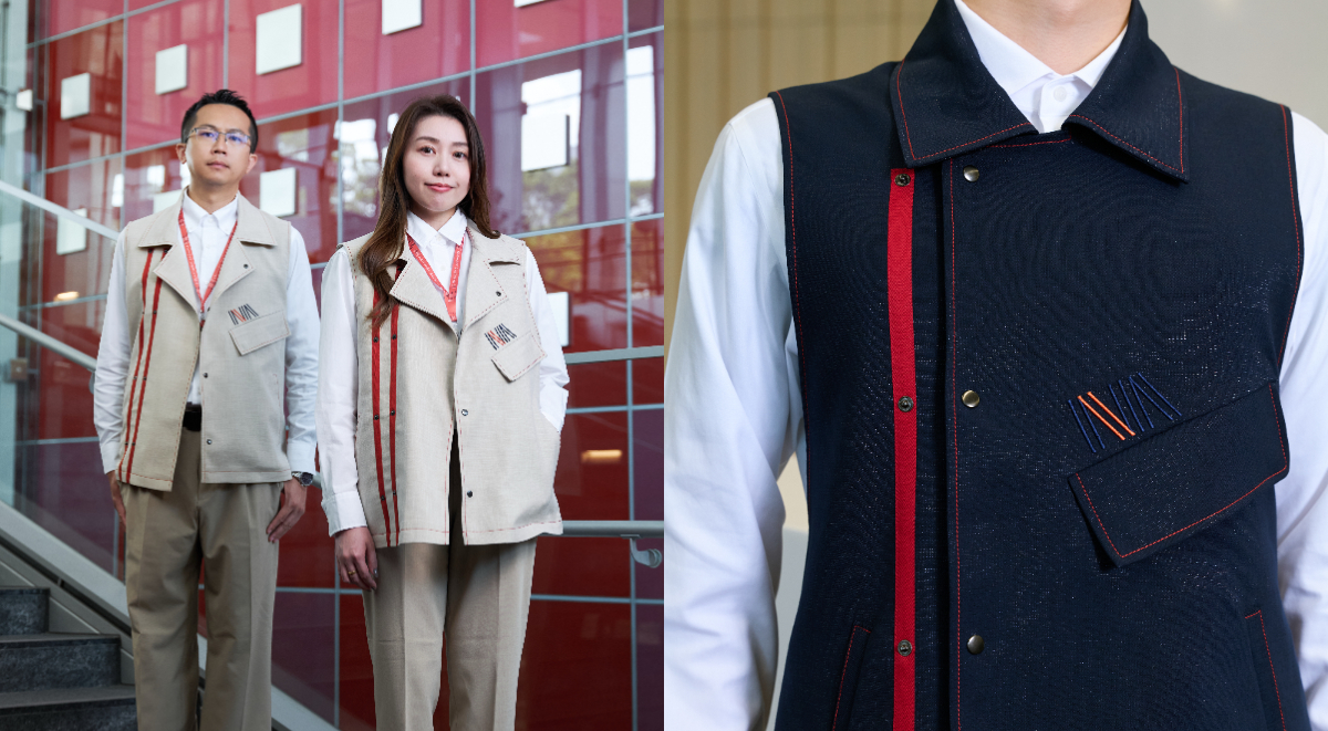 周裕穎設計「國家檔案館」制服！將紅土、卷宗意象融入服裝