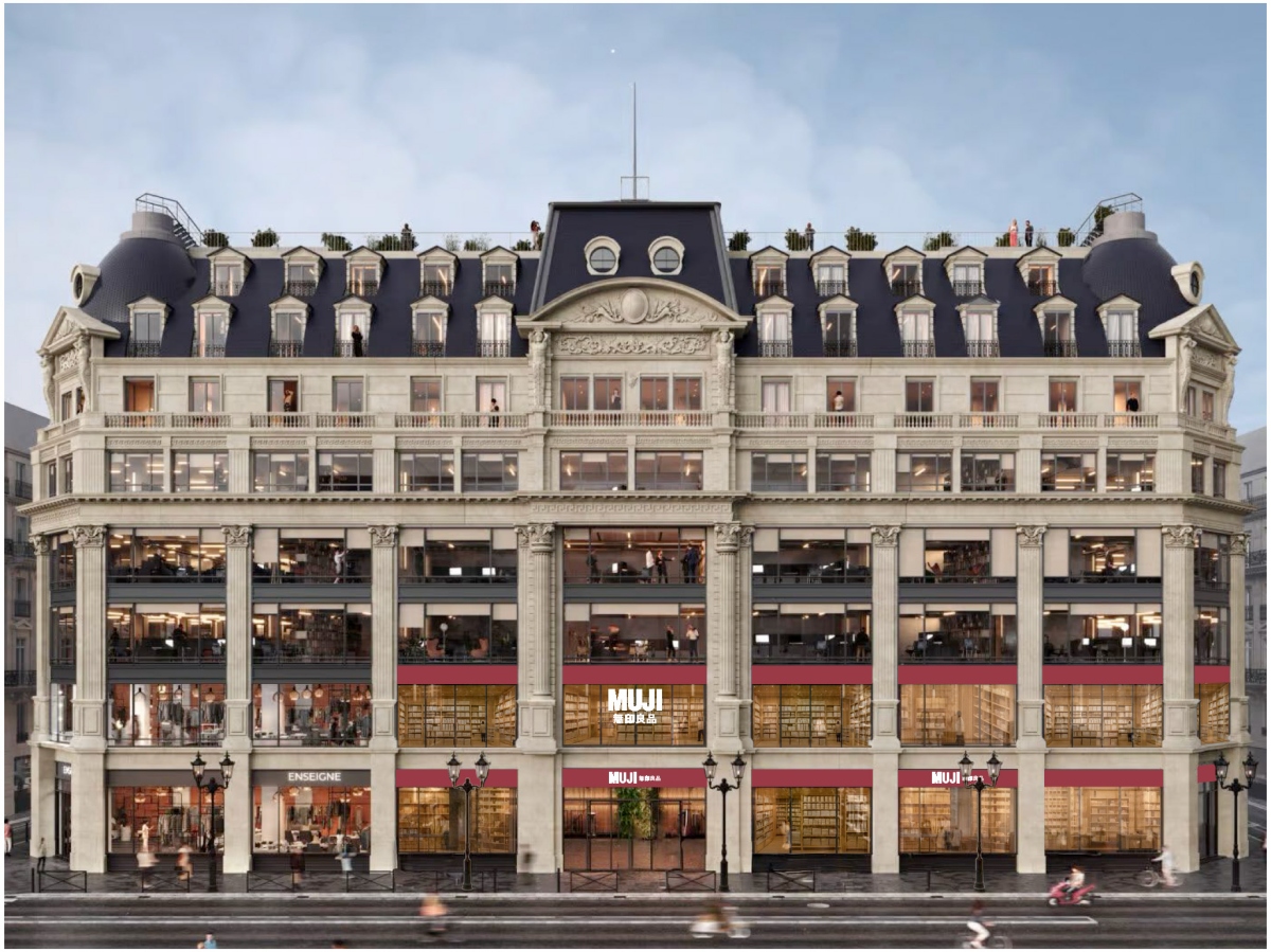 預計於2026年秋冬開設的歐洲旗艦店，店舖面積達600坪，為歐洲最大規模。（圖片來源：良品計畫株式會社）