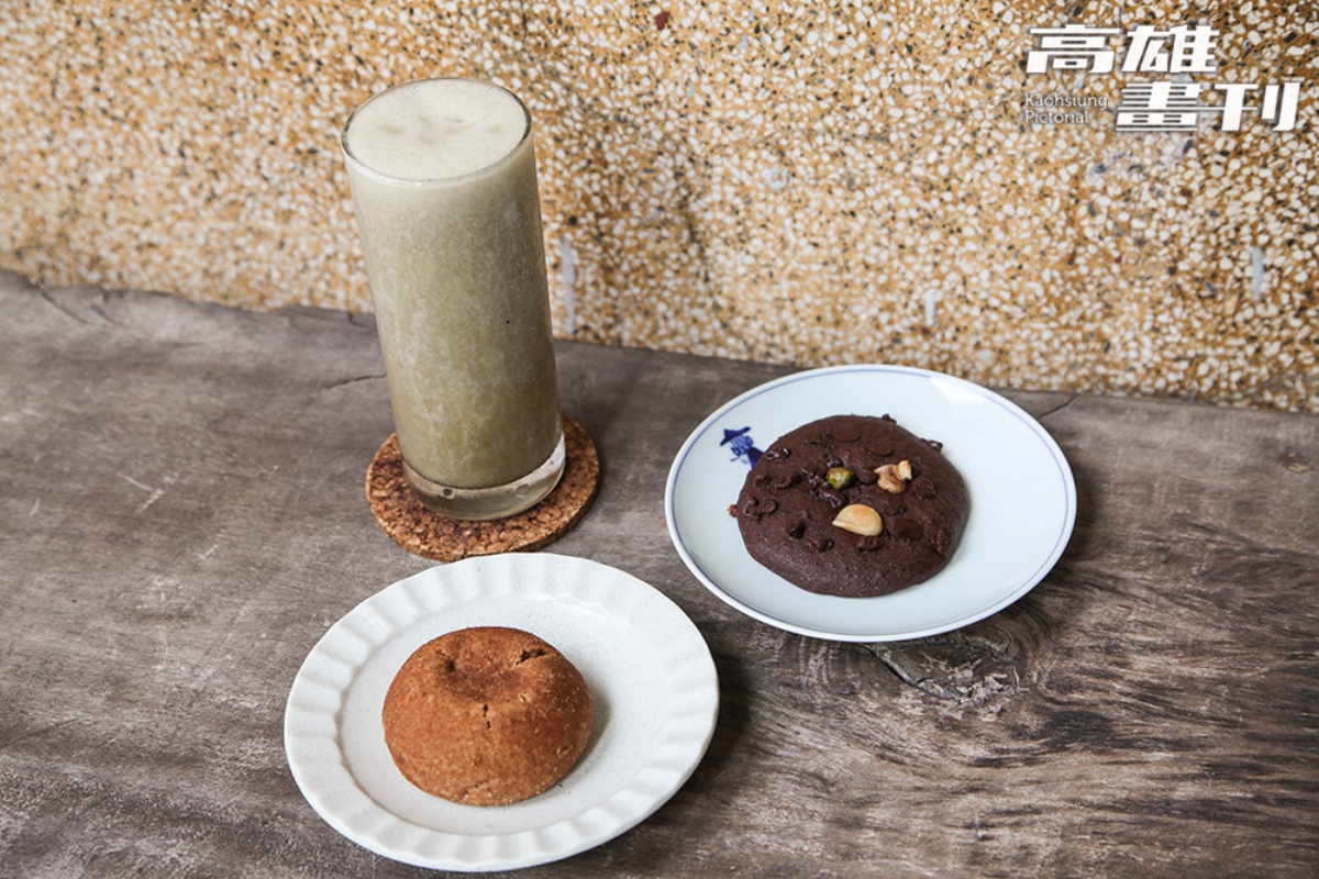 木葉粗食咖啡館料理無蛋奶、玉米、大豆（使用糙米醬油）及人工添加物，並推出無麩質甜點。(攝影/李瑰嫻)