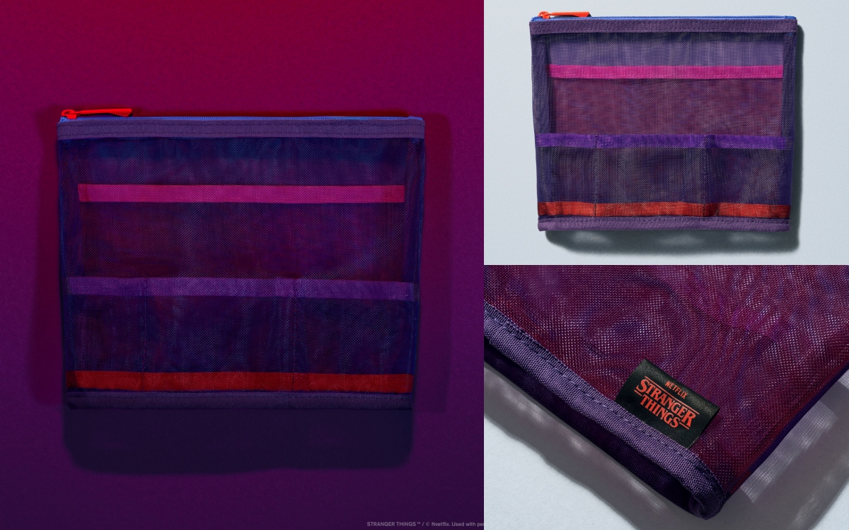 網格分隔收納袋—怪奇物語聯名／售價：220元（圖片提供：全家便利商店）