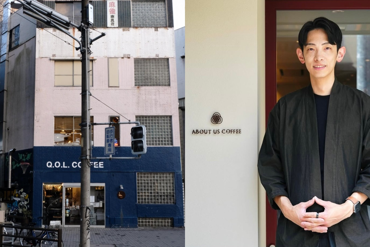 Q.O.L. COFFEE（左）、ABOUT US COFFEE（右）。（圖片提供：臺北咖）