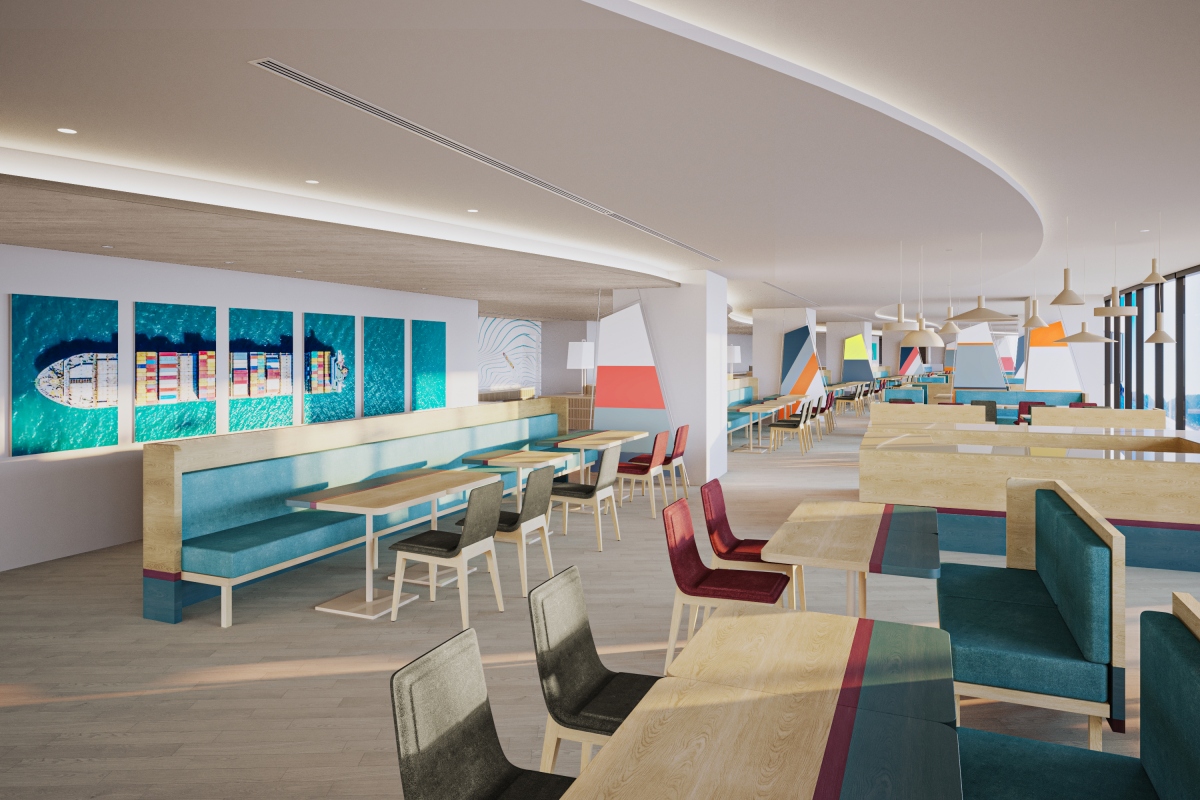 提供早晚餐的自助餐廳「PUKU PUKU」（圖片提供：星野集團）