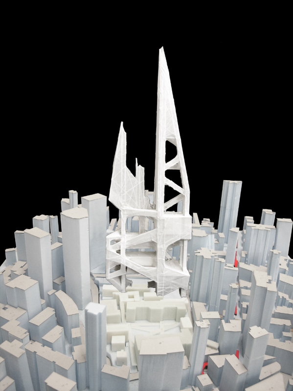 香港大館概念模型 © Herzog & de Meuron 圖片由 Herzog & de Meuron 提供