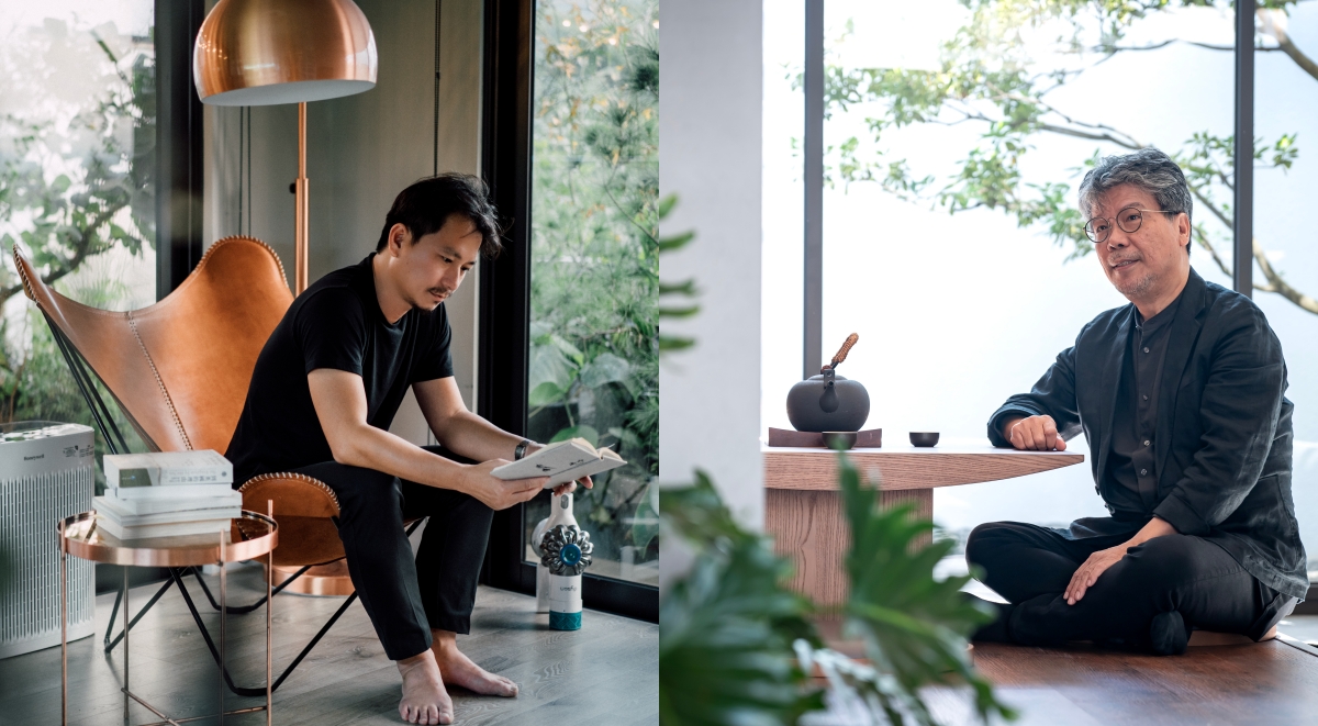 景觀設計師吳書原(左)、建築師劉偉彥(右)