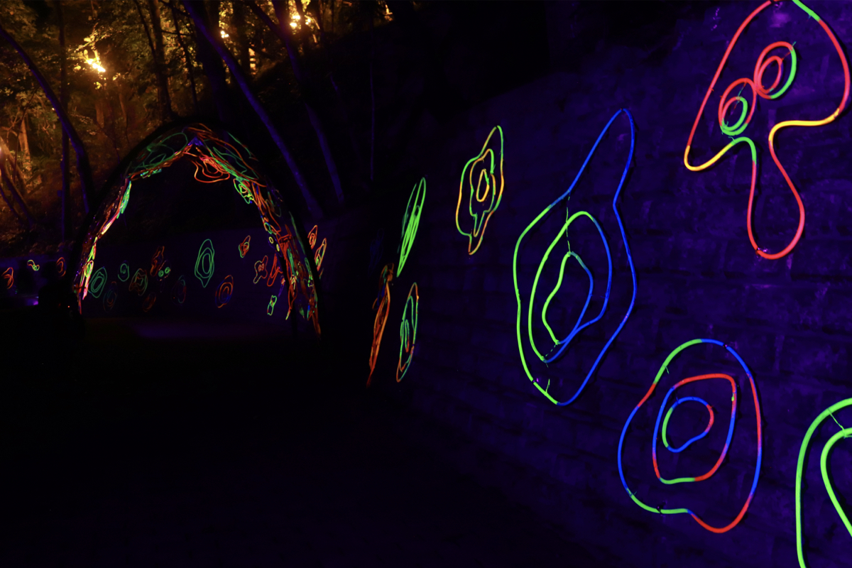 台南「2025龍崎光節空山祭」12/25聖誕節亮燈！聲光與地景交織的山林夜遊