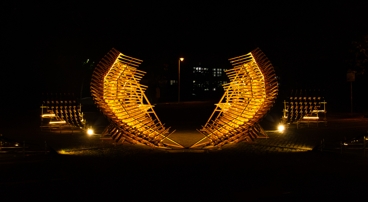 台南「2025龍崎光節空山祭」12/25聖誕節亮燈！聲光與地景交織的山林夜遊