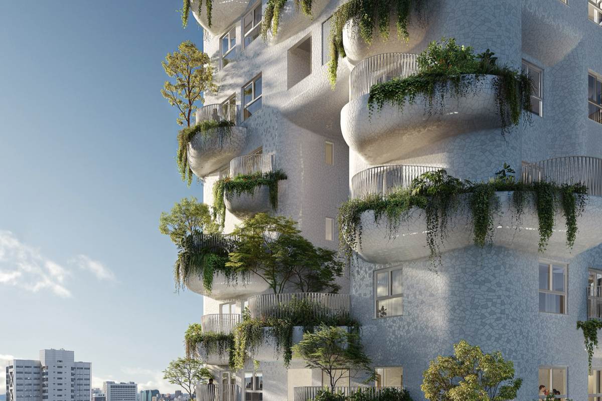 MVRDV住宅新作在台中！結合高第建築柔和曲線、多層次陽台造「城市綠洲」