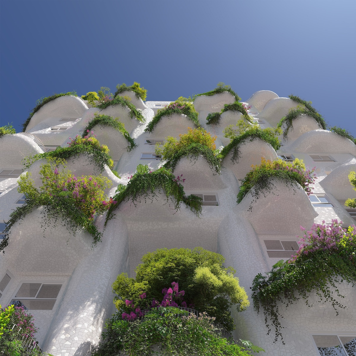 MVRDV住宅新作在台中！結合高第建築柔和曲線、多層次陽台造「城市綠洲」