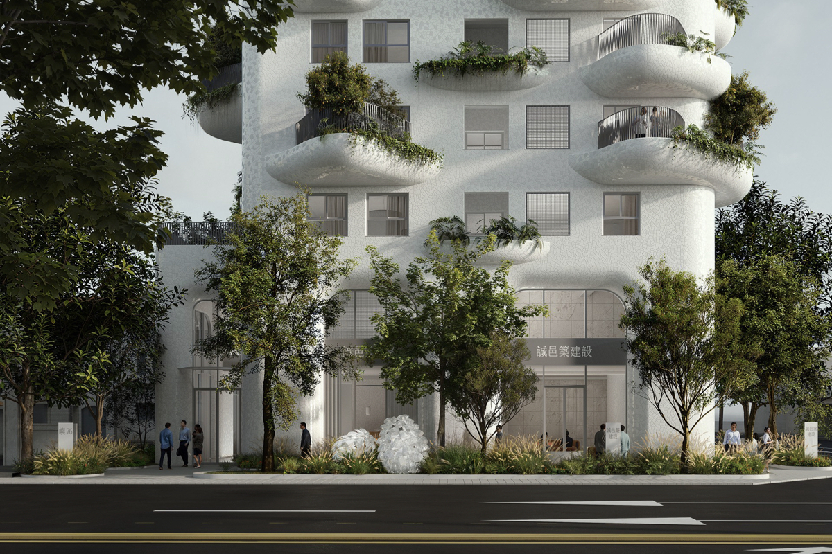 MVRDV住宅新作在台中！結合高第建築柔和曲線、多層次陽台造「城市綠洲」