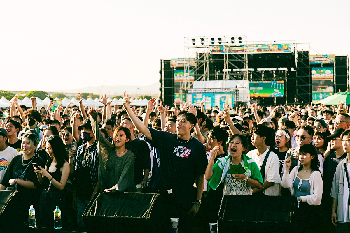 2023年《龍虎門247音樂日》於新北三重大都會公園舉辦，2026年移師臺北流行音樂中心。（圖片提供：龍虎門247音樂日）
