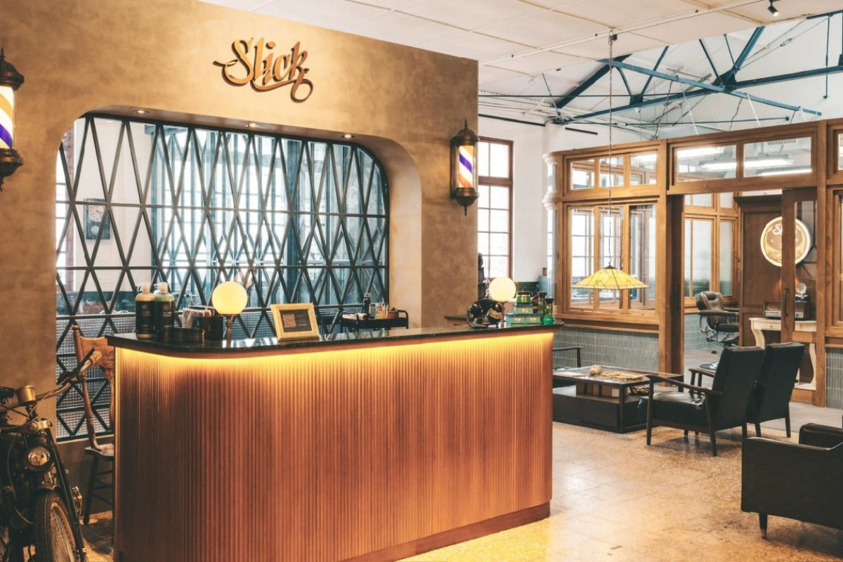 Slick Barbershop俐落男士理髮廳。（圖片提供：富興工廠1962）