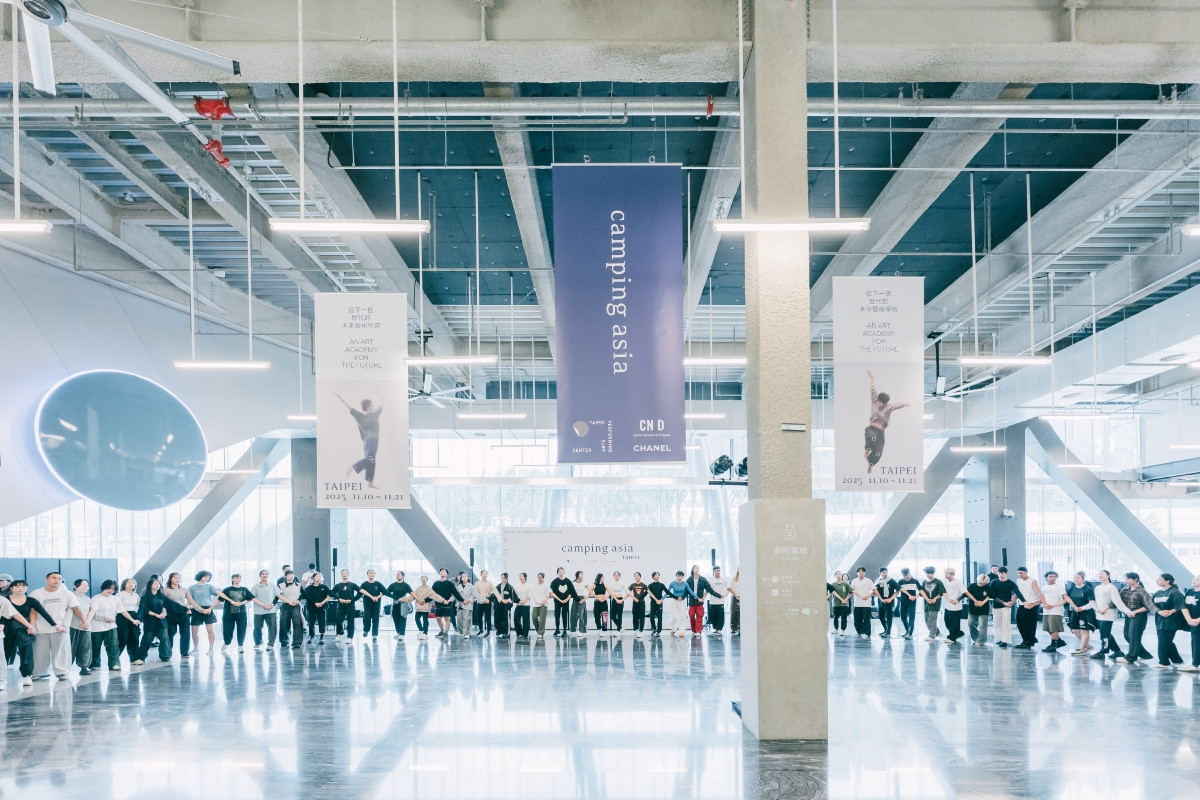 布拉瑞揚和其舞團擔任本屆Camping Asia大堂課講師，營隊期間週五上午於北藝中心2樓太陽廳開課。（圖片提供：臺北表演藝術中心／攝影：君岳）