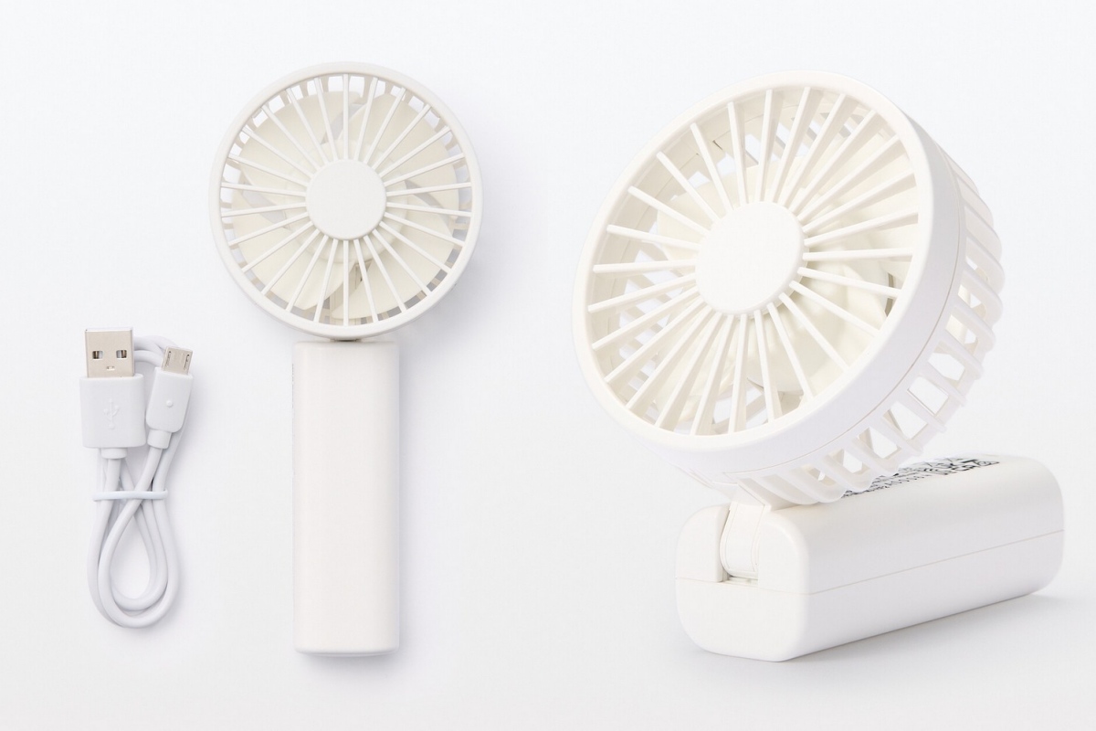 充電式輕巧型隨身風扇，349元（圖片提供：MUJI無印良品）