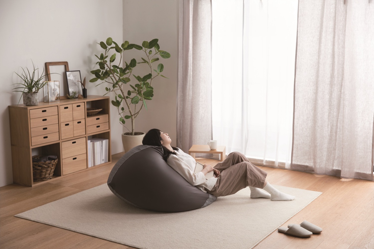 懶骨頭沙發，成組4,890元起（圖片提供：MUJI無印良品）