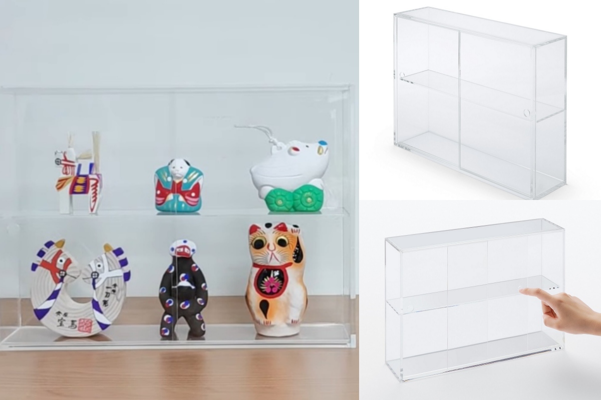 壓克力展示盒(附門，大)，799元（圖片提供：MUJI無印良品）
