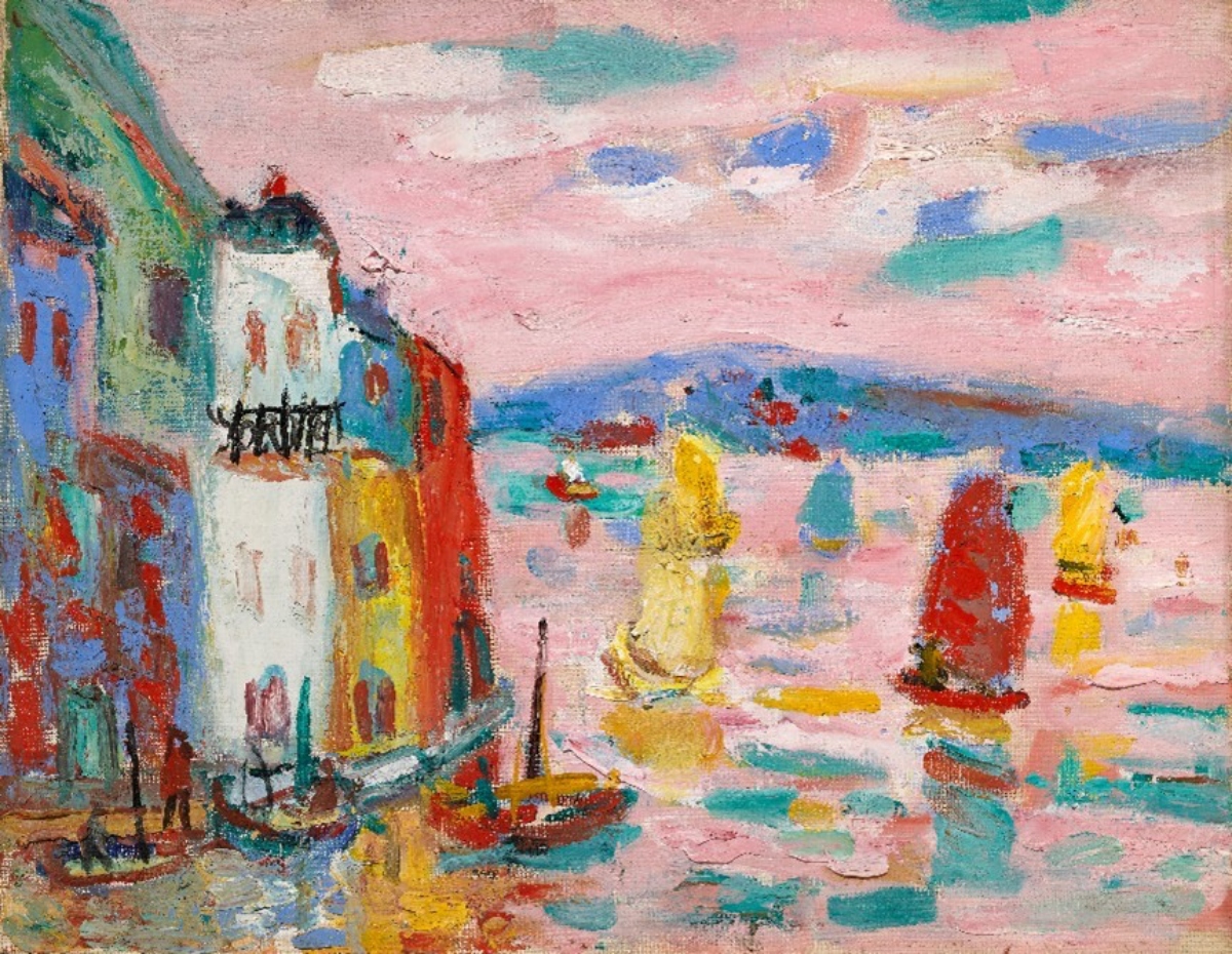 廖繼春，〈風景A〉，約1960，油彩、畫布，31.5 × 41 cm，私人收藏。（圖片提供：國美館）