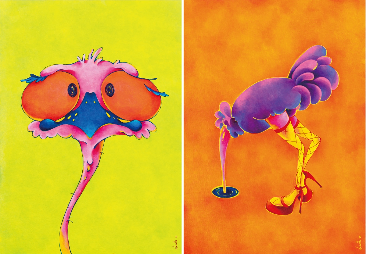 藝術家克拉蘇塔（Clasutta）作品（圖片提供：白石畫廊）